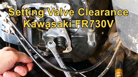 kawasaki fr730v valve clearance